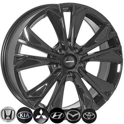 Диски ZW 1123 7,5x19 5x114,3 ET35 DIA67,1 (BLK)