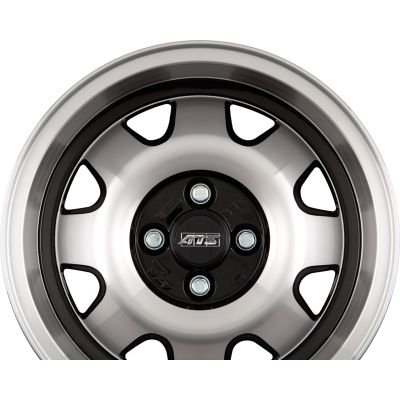Диски ATS CUP Diamant-Schwarz Frontpoliert R15 W7 PCD4x100 ET28 DIA63.4