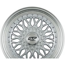 GTP WHEELS GTP 040 Silber Felgenbett Poliert R17 W7.5 PCD4x100 ET30 DIA57.1