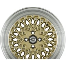 GTP WHEELS GTP 041 Gold Felgenbett Poliert R17 W7 PCD4x100 ET35 DIA60.1