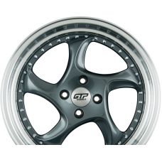 GTP WHEELS GTP 083 Gun Metal Felgenbett Poliert R17 W7.5 PCD4x100 ET35 DIA73.1