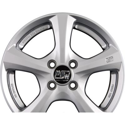 Диски MSW MSW 19 Full Silver R16 W7 PCD4x108 ET25 DIA73.1