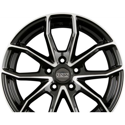 Диски PSW Powerful Wheels MIAMI Black Polished R16 W6.5 PCD4x100 ET40 DIA72.2