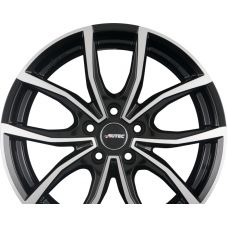 AUTEC VIDRON (VN) Schwarz Poliert R18 W7.5 PCD5x108 ET50 DIA63.4