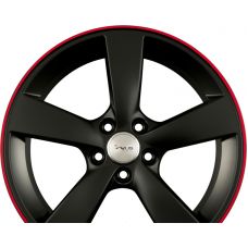 AVUS Racing AF10 Matt Black Red Line R21 W10 PCD5x112 ET18 DIA66.6