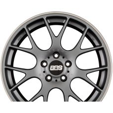 BBS CH-R Titan Matt mit Edelstahl Anfahrschutz R20 W8.5 PCD5x114.3 ET38 DIA82