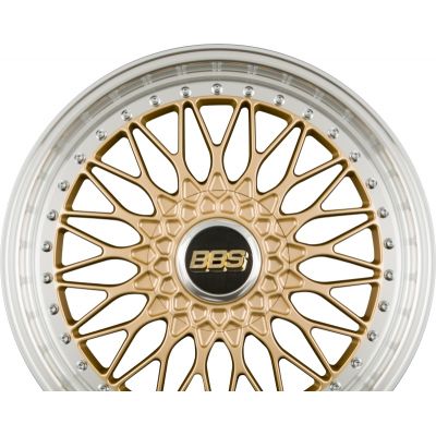 Диски BBS SUPER RS Radstern Gold-Felgenbett Diamantgedreht R20 W8.5 PCD5x112 ET45 DIA82