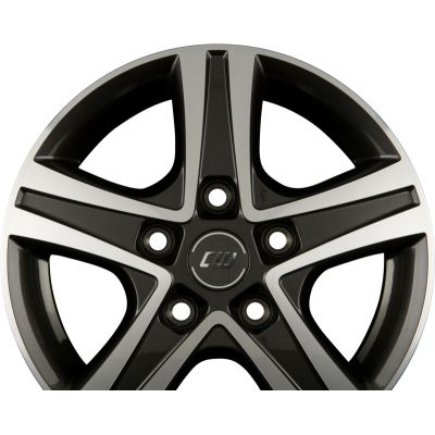 Диски BORBET CWD Mistral Anthracite Glossy Polished R17 W7 PCD5x108 ET46 DIA65.1