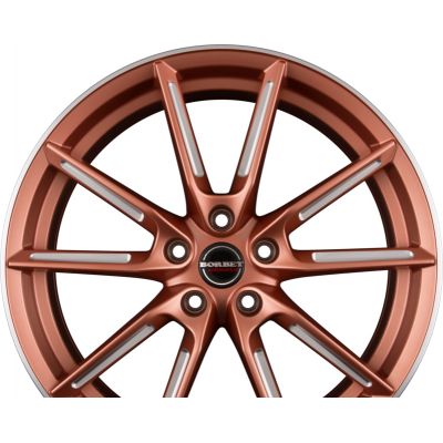 Диски Borbet LX Copper Matt Spoke Rim Polished Диски Borbet LX Copper Matt Spoke Rim Polished