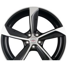 BORBET S Black Polished Glossy R20 W9 PCD5x112 ET50 DIA66.6