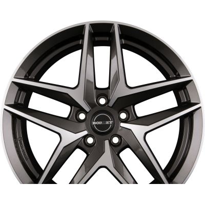 Диски BORBET Z Mistral Anthracite Glossy Polished R20 W8.5 PCD5x112 ET38 DIA57.1
