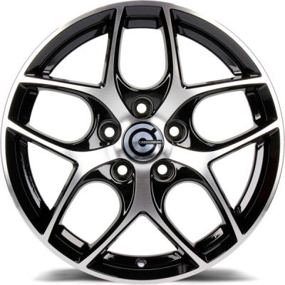 Диски Carbonado Denver BFP - Black Front Polished R16 W6.5 PCD5x108 ET52.5 DIA63.4