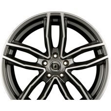 DIEWE WHEELS ALITO PLATIN S MACHINED - Anthrazit Glanz Frontpoliert R18 W8 PCD5x114.3 ET35 DIA67.1