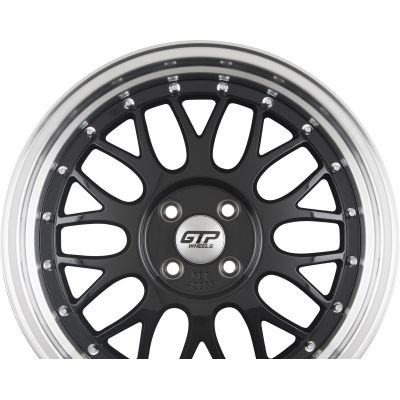 Диски GTP WHEELS GTP 020 Schwarz Felgenbett Poliert R17 W7.5 PCD5x100 ET35 DIA60.1