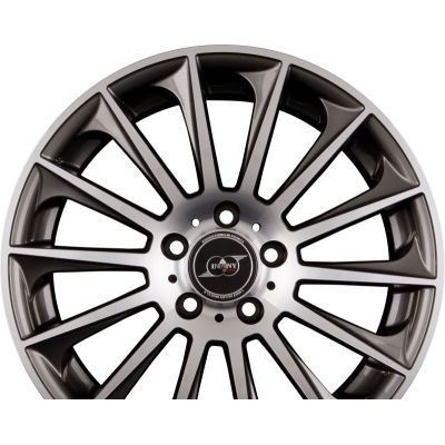 Диски INFINY STUTTGART Gun Metal Machined Face R18 W9 PCD5x112 ET35 DIA66.6