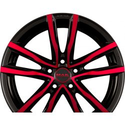 MILANO 5 Black - Red