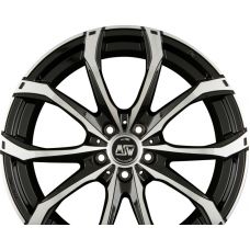 MSW MSW 48 Gloss Black Full Polished R17 W7.5 PCD5x120 ET50 DIA65.1