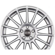 OZ SUPERTURISMO LM Matt Race Silver + Black Lettering R18 W8 PCD5x108 ET45 DIA75