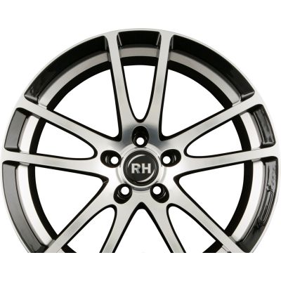 Диски RH ALURAD BO FLOWFORM Schwarz Voll Poliert Undercut R19 W8.5 PCD5x108 ET45 DIA72.6