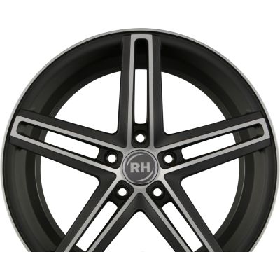 Диски RH ALURAD DG EVOLUTION Matt Anthrazit Voll Poliert R18 W8 PCD5x120 ET35 DIA72.6