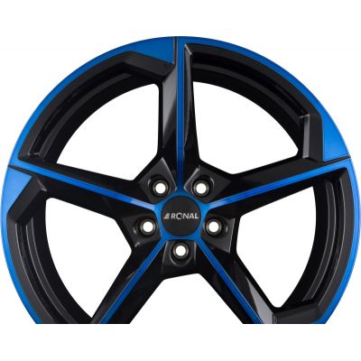 Диски Ronal R66 Jetblack Blue Tinted