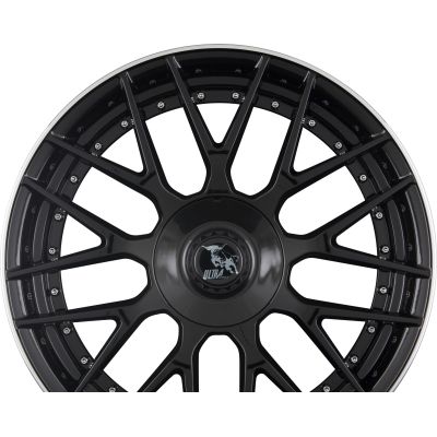 Диски Ultra Wheels UA21 Black Rim Polished R19 W8.5 PCD5x112/120 ET35 DIA72.6