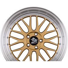 Ultra Wheels UA3-LM Gold Rim Polished R18 W8.5 PCD5x120 ET35 DIA72.6