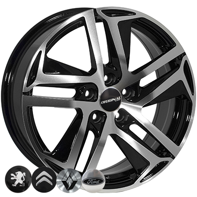 Диски ZF FR876 BMF R16 W7 PCD5x108 ET44 DIA65.1