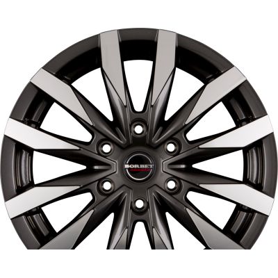 Диски BORBET CW6 Mistral Anthracite Glossy Polished R18 W7.5 PCD6x130 ET47 DIA84.1