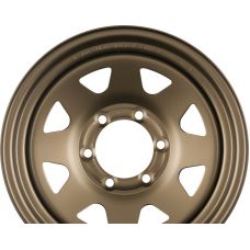 DOTZ DAKAR BRONZE - Bronze - Offroad Stahlfelge R16 W7 PCD6x139.7 ET13 DIA110.1