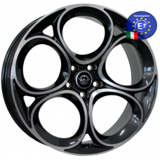 WSP Italy Alfa Romeo (W262) Sankt Moritz 8,5x20 5x110 ET31 DIA65,1 (gloss black polished)
