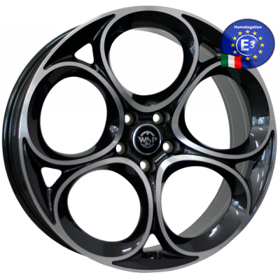 Диски WSP Italy Alfa Romeo (W262) Sankt Moritz gloss black polished