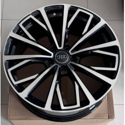 Audi (A1453) gloss black machined face