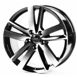 Audi (A389) gloss black machined face