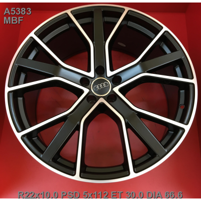 Диски Replica Audi (A5383) 10x22 5x112 ET21 DIA66,6 (MBF)