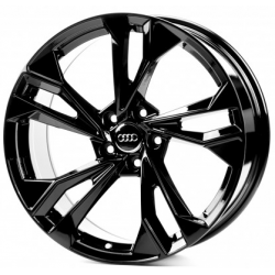 Audi (A5493) gloss black machined face