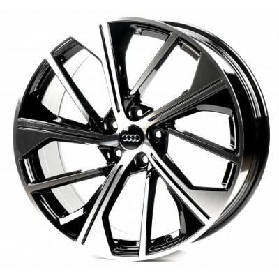 Диски Replica Audi (A5565) gloss black machined face