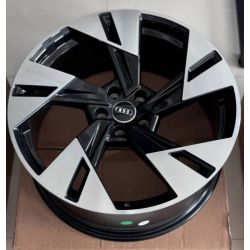 Audi (A5640) gloss black machined face