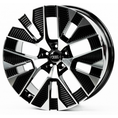 Диски Replica Audi (A624) black machined face