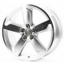 Replica Audi (A738) 8x19 5x112 ET39 DIA66,6 (silver machined face)