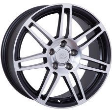 WSP Italy Audi (W557) S8 Cosma Two 8x18 5x112 ET45 DIA57,1 (black polished)