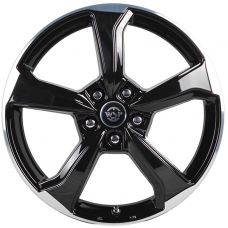 WSP Italy Audi (WD005) Formentera 7x18 5x112 ET43 DIA57,1 (gloss black polished)