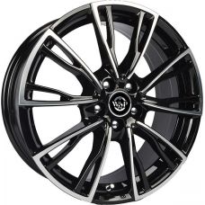 WSP Italy Audi (WD006) Lugano 7,5x17 5x112 ET38 DIA66,6 (gloss black polished)