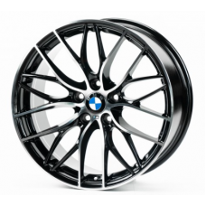 Replica BMW (B0216) 8,5x20 5x120 ET38 DIA72,6 (gloss black machined face)