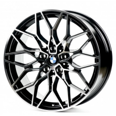 Replica BMW (B0292) 8,5x20 5x120 ET35 DIA72,6 (black machined face)