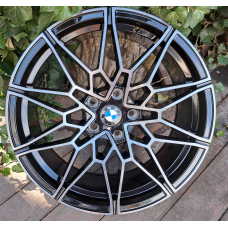 Replica BMW (B0293) 9,5x19 5x120 ET40 DIA72,6 (gloss black polished face dark tinted)