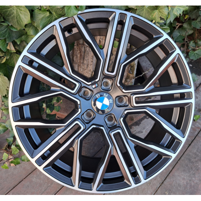 Диски Replica BMW (B0312) black machined face
