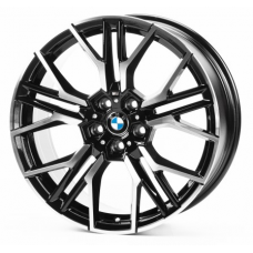 Replica BMW (B0405) 8x19 5x112 ET32 DIA66,6 (gloss black machined face)