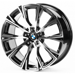 BMW (B1130) gloss black machined face