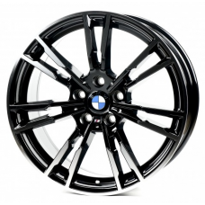 Replica BMW (B1356) 9,5x19 5x120 ET35 DIA72,6 (black machined face)